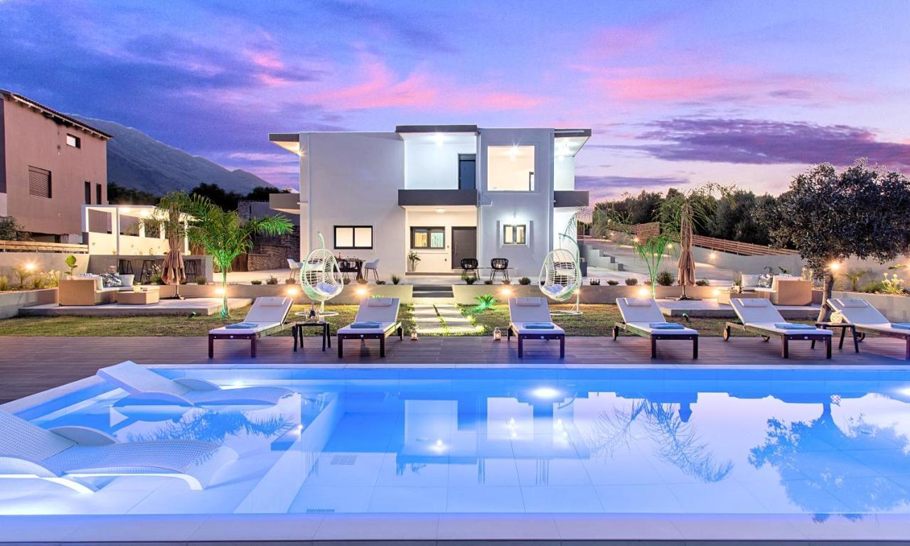 Stavento Luxury Villa Private Pool Georgioupoli Luaran gambar